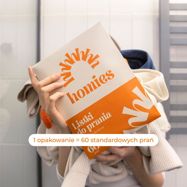 Listki do prania · zapach Delikatna lanolina