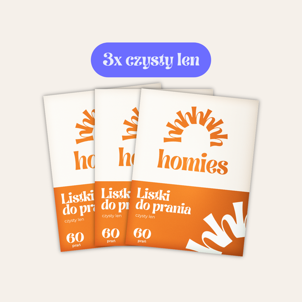Listki do prania · Czysty Len