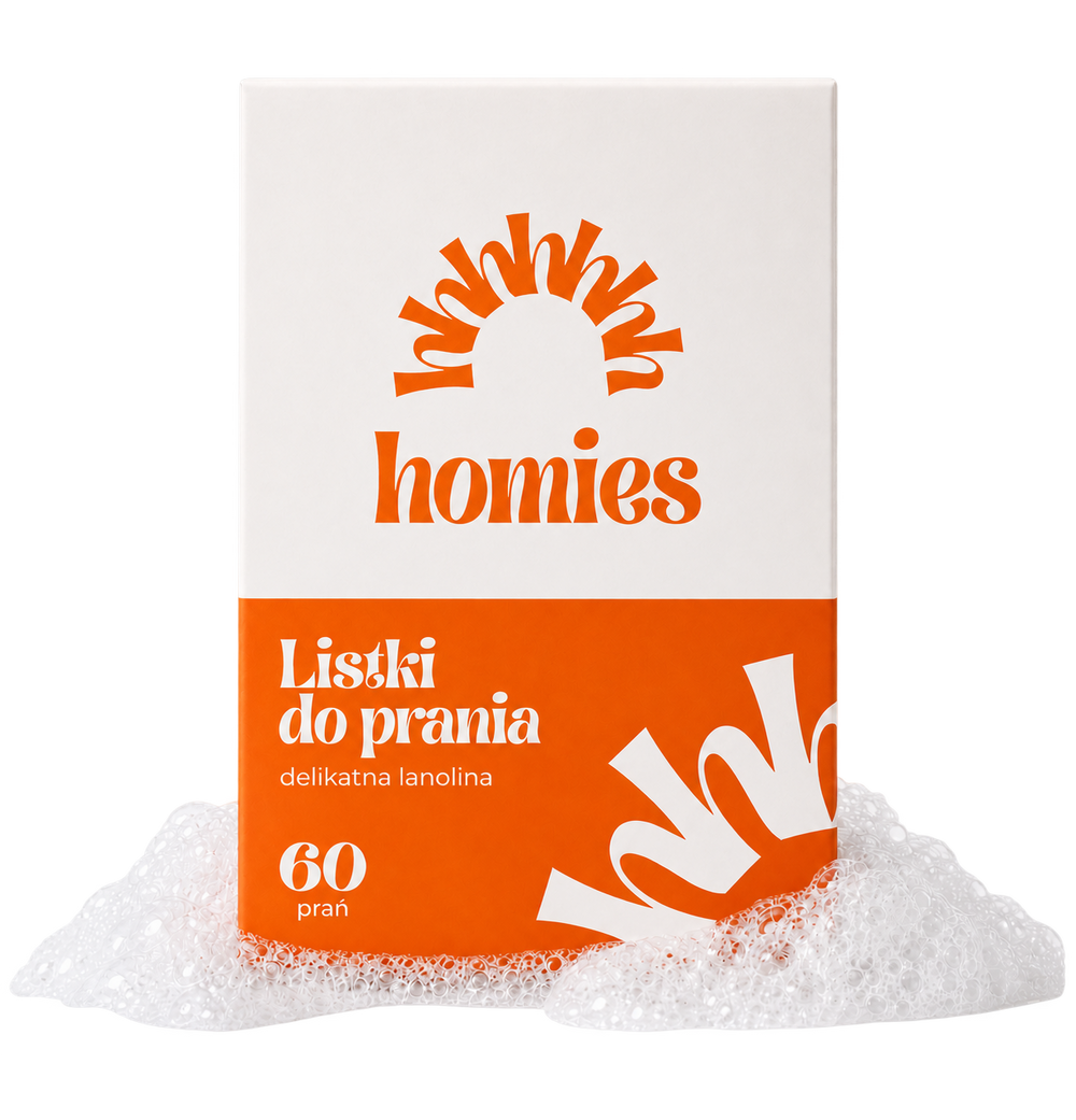 Listki do prania · Delikatna Lanolina